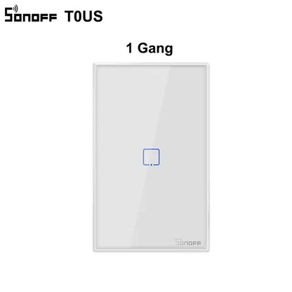 SONOFF T0US TX Wifi Smart Wall Light Switch Timer 1/2/3 Gang Support Voice/APP/Touch Control Works With Alexa Google Home IFTTT