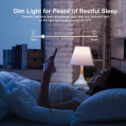 SONOFF D1 Wifi Smart Dimmer Switch DIY Smart Home Mini Switch Module Adjust Light Brightness APP/Voice/RM433 RF Remote Control