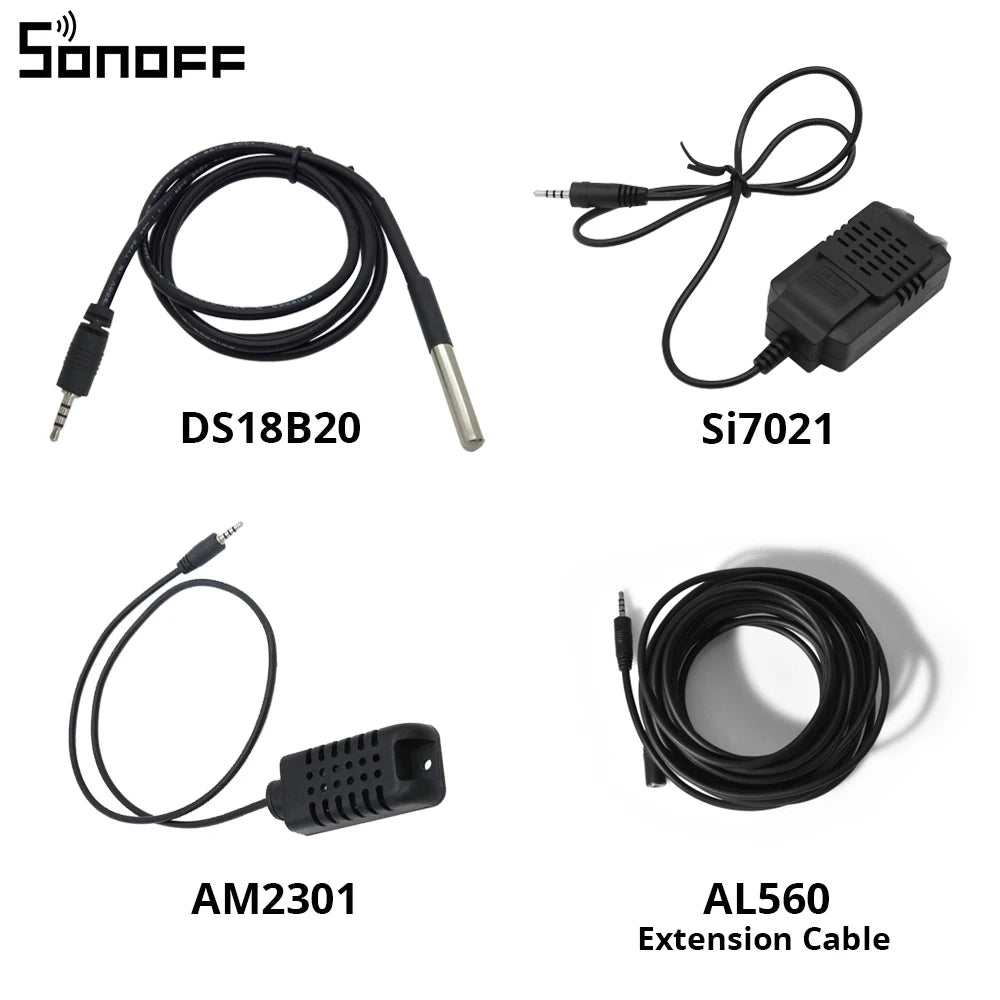 Sonoff THR316D Wi-Fi Smart Switch 16A Wireless Switch Smart Home Automation Modules With Temperature Sensor Humidity Monitor