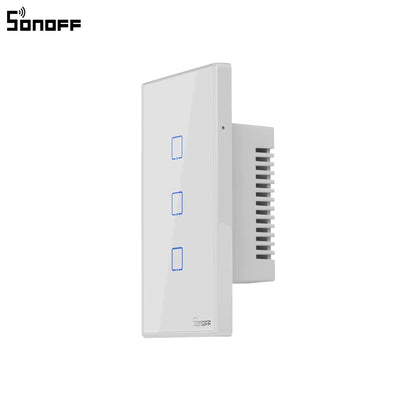 Sonoff T2 US Smart Wifi Wall Light Switch 1 2 3 Gang Touch/WiFi/433 RF/APP Remote Smart Home Wall Touch Switch Works with Alexa