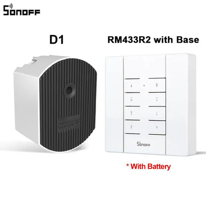SONOFF D1 Wifi Smart Dimmer Switch DIY Smart Home Mini Switch Module Adjust Light Brightness APP/Voice/RM433 RF Remote Control