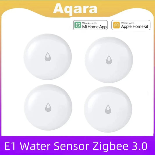 Aqara Water Leak Sensor E1 ZigBee 3.0 Water Immersing Detector Soaking Sensor Alarm Remote Control Work with MiHome Homekit