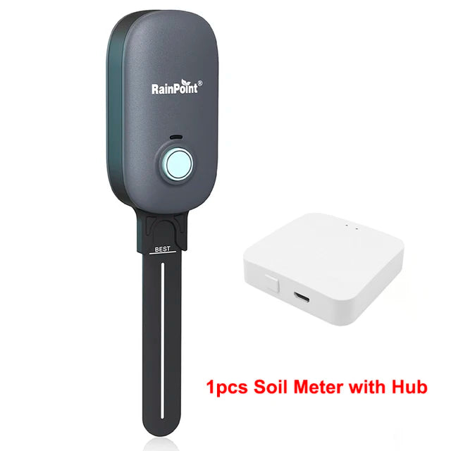 Smart Soil Moisture Meter Tuya App Control Soil Tester Temperature Humidity Sensor for Gardens Potted