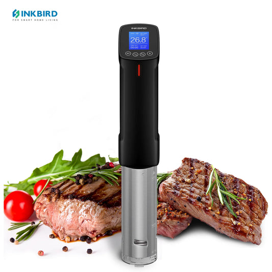 INKBIRD 1st Generation Wireless Sous Vide 1000W Home Kitchen Wifi Culinary Cooker with Precise Temperature and Timer ISV-100W