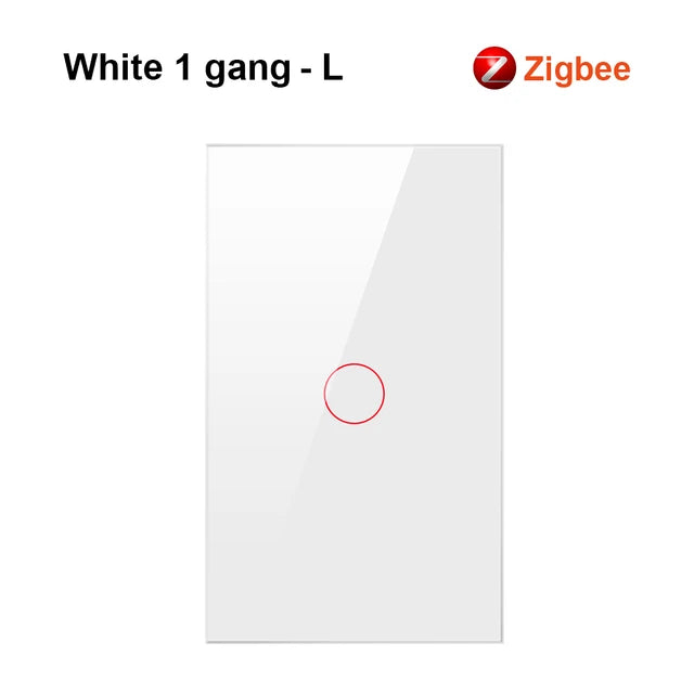 AVATTO Tuya Zigbee Wall Switch No Neutral Wire No Capacitor Required, Smart Light Switch 1/2/3 gang Works for Alexa /Google Home