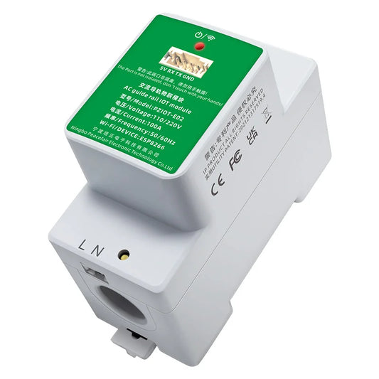 Smart Life App WiFi Energy Meter AC 110V 230V 100A KWh Power Monitor Electricity Statistics Tasmota ESPHome For Home Assistant
