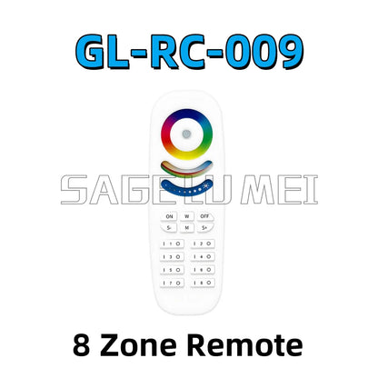 Zigbee 3.0 LED Strip Controller RGBCCT Pro 15A GLEDOPTO Current Work with Hu/e Tuya SmartThings App 2.4G RF Remote Control Voice