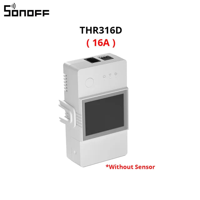 Sonoff THR316D Wi-Fi Smart Switch 16A Wireless Switch Smart Home Automation Modules With Temperature Sensor Humidity Monitor