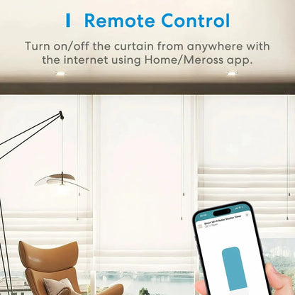 Meross WiFi Roller Shutter Switch Smart Curtain Blind Switch for Electric Motor Work with Alexa Google Assistant and SmartThings