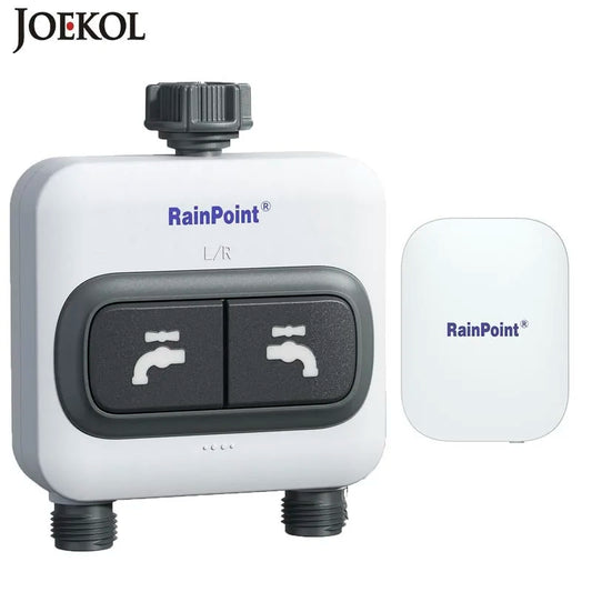WiFi Garden 2 Zone Water Timer Smart Solenoid Valve Wireless Phone Remoter Controller Automatic Irrigation Watering Timer