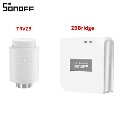SONOFF TRVZB Zigbee Thermostatic Radiator Valve Smart Home eWeLink App Remote Control Works with SONOFF ZB Bridge-P/ ZBDongle-P