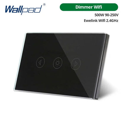 Wallpad Dimmer Wifi Touch Switch US Smart Home Switches Ewelink App Works With Google Home Alexa Voice Control 500W AC90-250V