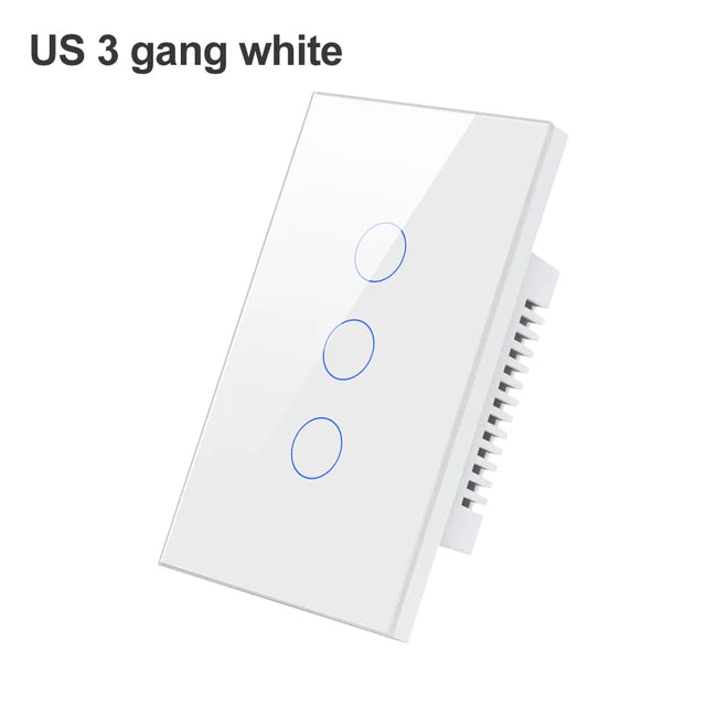 AVATTO Tuya WIFI/Zigbee Smart Light Switch Neutral Wire Required Wall Touch Switch,Work With Alexa, Google Home