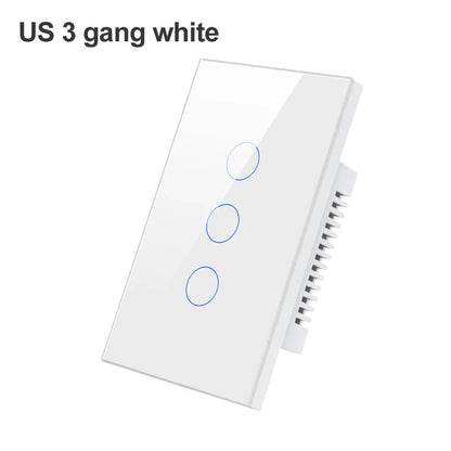 AVATTO Tuya WIFI/Zigbee Smart Light Switch Neutral Wire Required Wall Touch Switch,Work With Alexa, Google Home