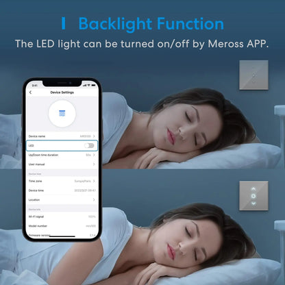 Meross WiFi Roller Shutter Switch Smart Curtain Blind Switch for Electric Motor Work with Alexa Google Assistant and SmartThings