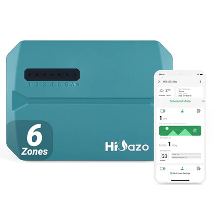 220V Wi-Fi Smart Sprinkler Controller Automatic Water Timer 6/8 Zone Household Outdoor Irrigation Timer Garden Watering Tool