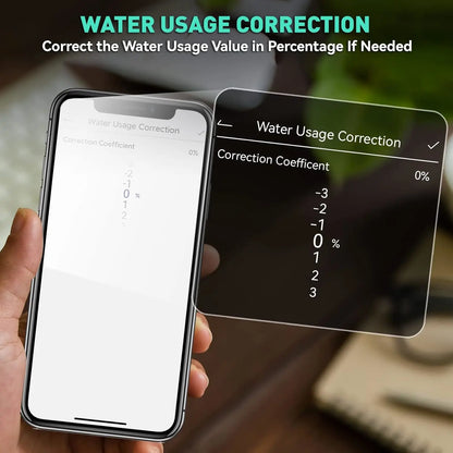 Wifi Smart Water Flow Meter Gauge For Outdoor Garden Hose Watering Irrigation Rv Travel Measuring Water Consumption