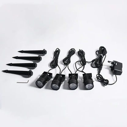 AC85-265V 2/4/6/8/10 in 1Outdoor led mobile phone APP garden lawn lamp splicing Bluetooth WiFi smart plug-in floor lamp