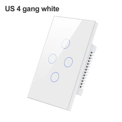 AVATTO Tuya WIFI/Zigbee Smart Light Switch Neutral Wire Required Wall Touch Switch,Work With Alexa, Google Home