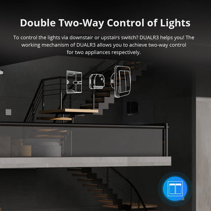 Sonoff Dual 2CH Wifi Switch Dual Lights Controlled Remote Wifi Switch Control Two Devices Smart Wireless Switch Works With Alexa
