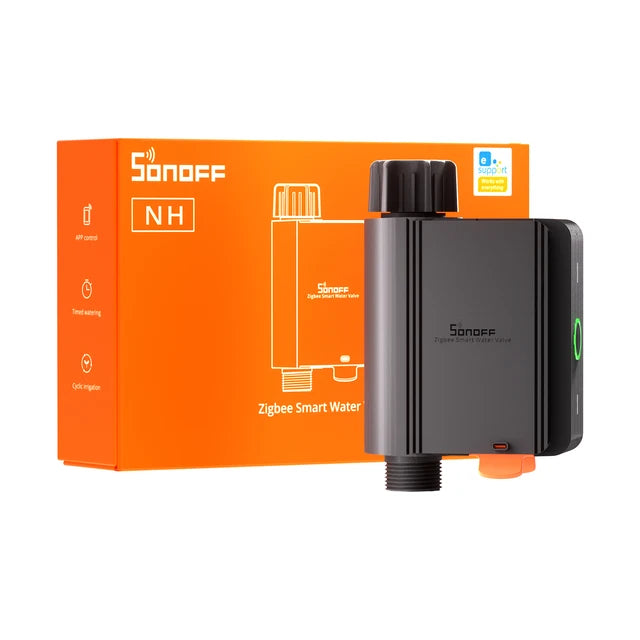 SONOFF SWV Zigbee Smart Water Valve Automatic Irrigation IP55 Easy Install Remote Control Time Schedule via eWeLink Alexa Google