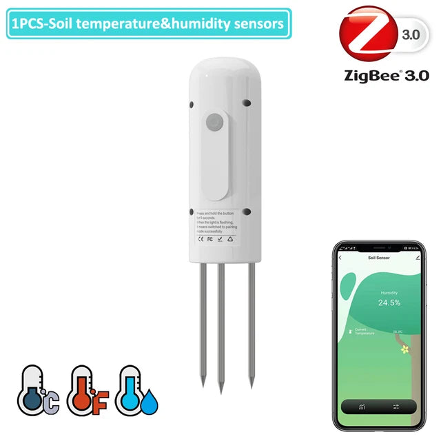 ZIGBEE 3.0 Garden WIFI Watering Timer Smart Life Sprinkler Irrigation System Built-in Water Flow Meter Water Controller TUYA