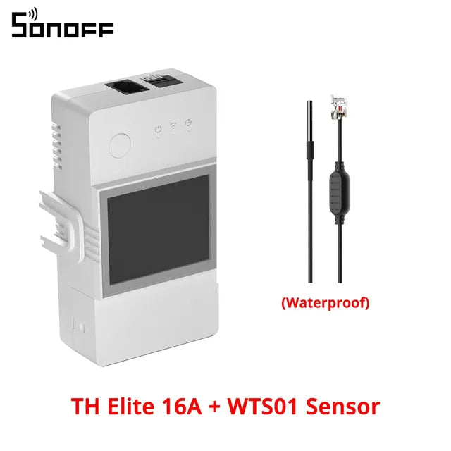 Sonoff THR316D Wi-Fi Smart Switch 16A Wireless Switch Smart Home Automation Modules With Temperature Sensor Humidity Monitor