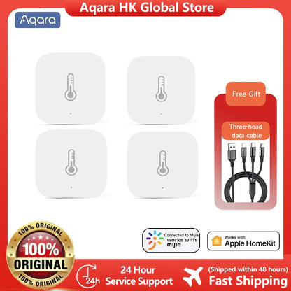 Global version Aqara Temperature Sensor Smart Air Pressure Humidity Sensor Zigbee Smart home For Xiaomi APP Mi home Homekit