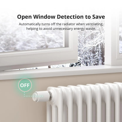 SONOFF TRVZB Zigbee Thermostatic Radiator Valve Smart Home eWeLink App Remote Control Works with SONOFF ZB Bridge-P/ ZBDongle-P