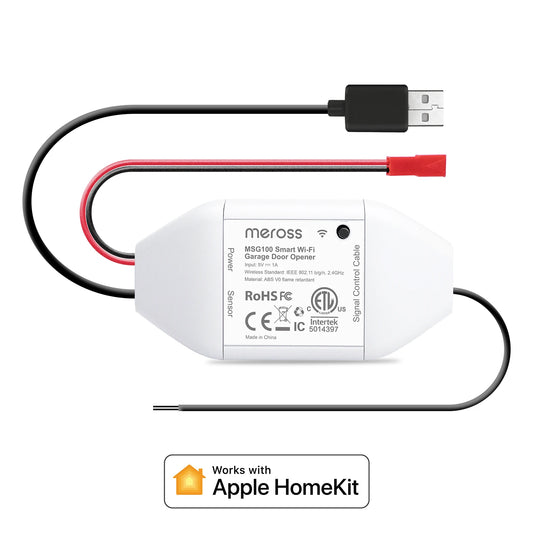 Meross HomeKit Automatic Smart WiFi Garage Door Opener Door Sensors Controller Remote Control Support Alexa Google Home