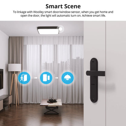 Woolley WiFi Bluetooth Smart Light Switch Universal Breaker Timer eWeLink APP Wireless Remote Control Works with Google Home