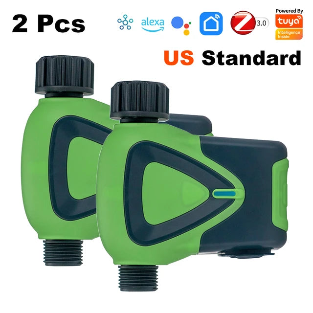 Tuya Zigbee Smart Automatic Water Timer Garden Irrigation Machine Intelligent Sprinkler Programmer Save Water Google Home Alexa