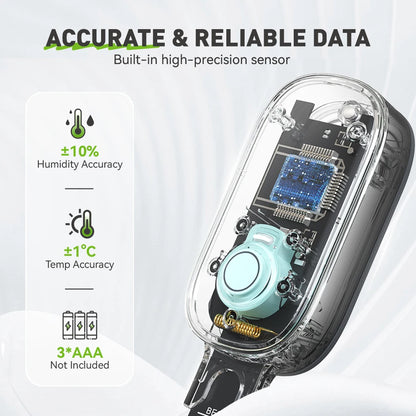 Smart Soil Moisture Meter Tuya App Control Soil Tester Temperature Humidity Sensor for Gardens Potted