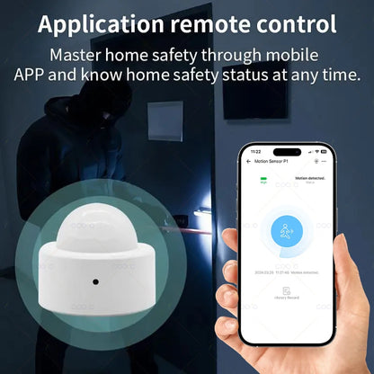 Ewelink Zigbee 3.0 Mini PIR Motion Movement Human Body Detector Sensor Home Burglar Alarm Sensor