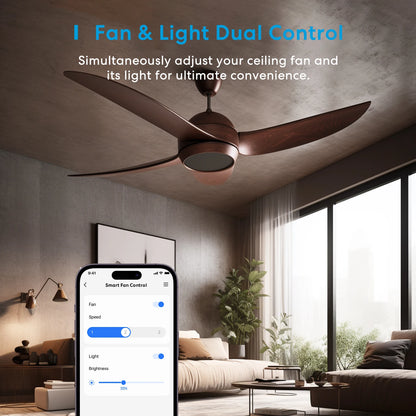 Meross HomeKit WiFi Smart Ceiling Fan Switch Light Switch Dimmer Light Switch Voice Control Need Neutral Wire Support Alexa