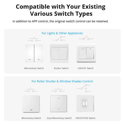 Sonoff Dual 2CH Wifi Switch Dual Lights Controlled Remote Wifi Switch Control Two Devices Smart Wireless Switch Works With Alexa