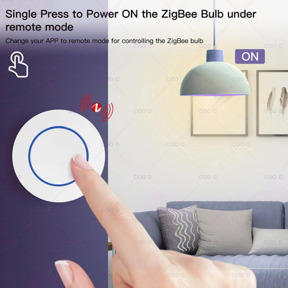 Ewelink Smart Zigbee 3.0 Switch Push Button Switch Wireless Smart Home On Off Key Remote Controller Automation Scenario Switch