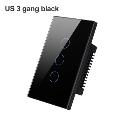 AVATTO Tuya WIFI/Zigbee Smart Light Switch Neutral Wire Required Wall Touch Switch,Work With Alexa, Google Home