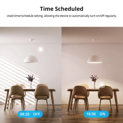 Woolley WiFi Bluetooth Smart Light Switch Universal Breaker Timer eWeLink APP Wireless Remote Control Works with Google Home