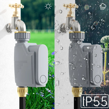 ZIGBEE 3.0 Garden WIFI Watering Timer Smart Life Sprinkler Irrigation System Built-in Water Flow Meter Water Controller TUYA