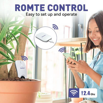 Wifi Smart Plant Monitor Outdoor Soil Temperature Meter Moisture Humidity Tester Sensor Garden Automation Irrigation Detector