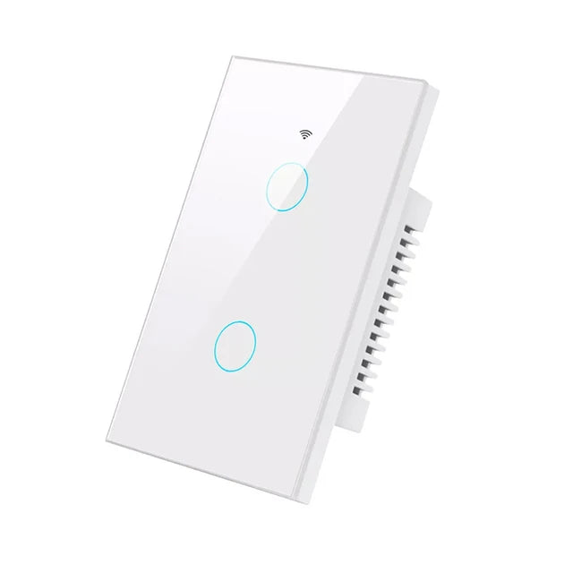 Matter WiFi Smart Switch Neutral Wire/No Neutral Wire 1/2/3 Gang Touch Wall Light Switch Work with Homekit Alexa Google Home