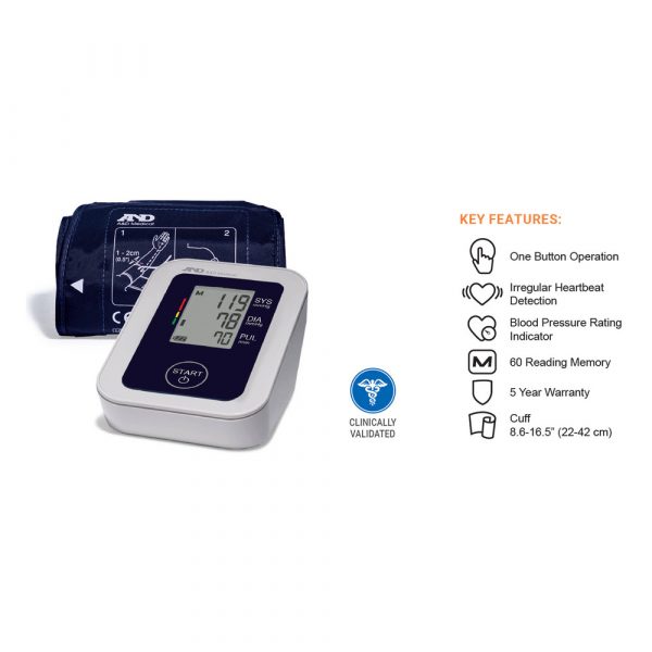 A&D Medical Essential Upper Arm Blood Pressure Monitor