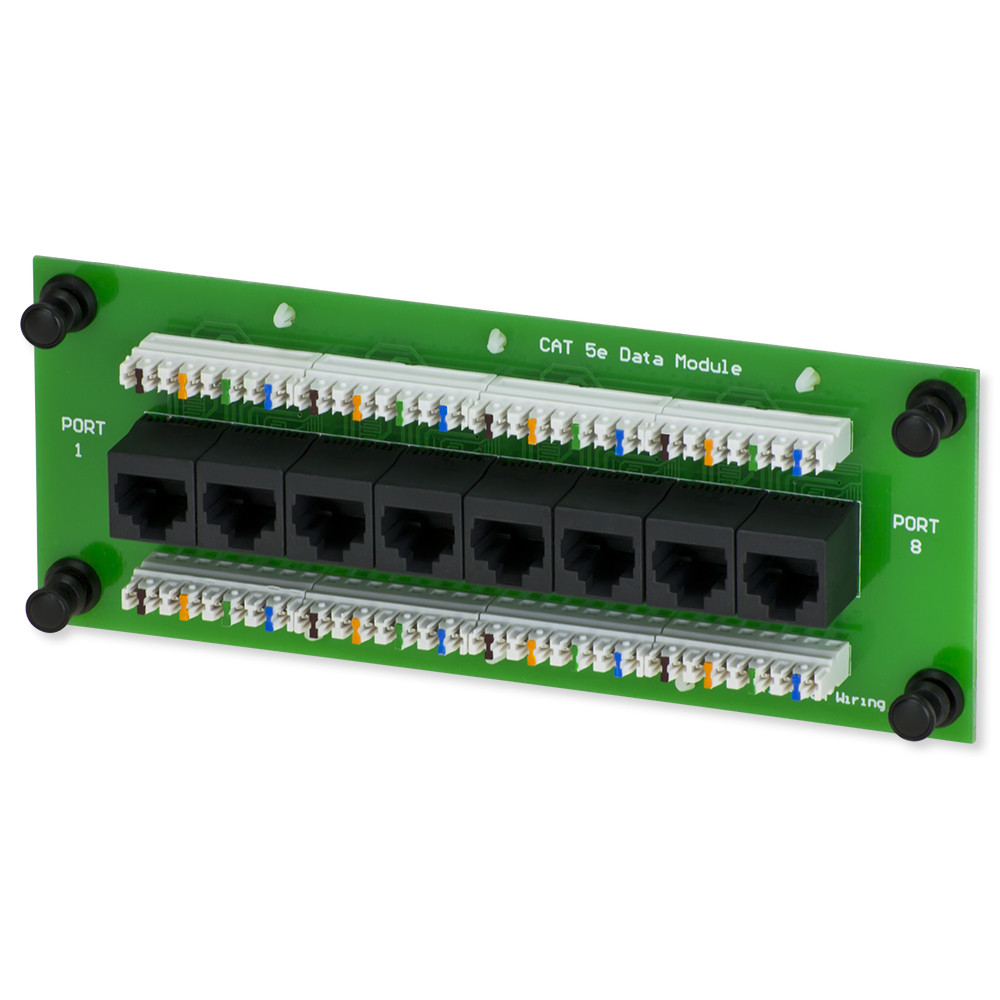 DataComm 8-Port Cat5e Data Module