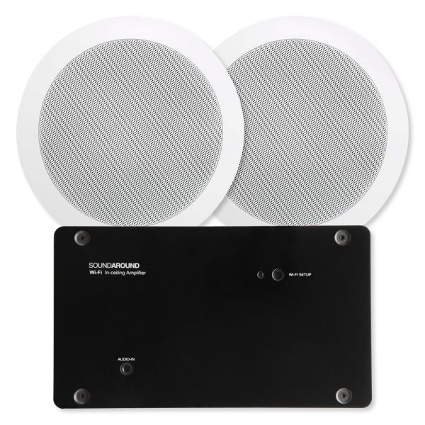EISsound SOUNDAROUND Wi-Fi In-Ceiling Amplifier with Two