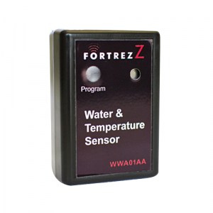 Fortrezz Flood Sensor Black with Buzzer Z-Wave 300 Series - Vera Shop