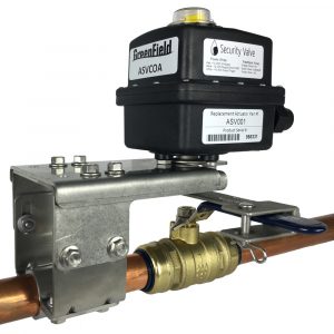 Greenfield Z-Wave Automatic Security Valve Clamp