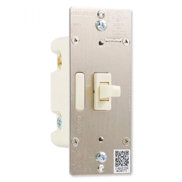 Enbrighten Z-Wave Plus In-Wall Smart Toggle Switch With QuickFit And SimpleWire