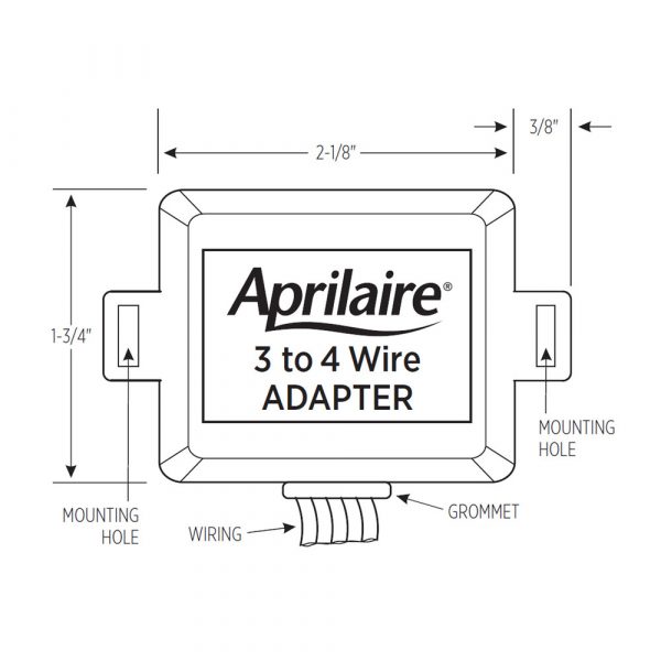 Aprilaire 3-Wire to 4-Wire Adaptor