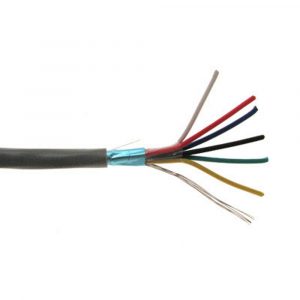 Shop Communication Security Wire 18AWG 6C, Shielded with Drain, 1,000 Ft Ezlo